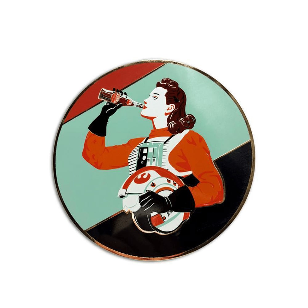 Rebel Cola #3 Collectible Pin | Steve Thomas | Pins |  PopCultArt.