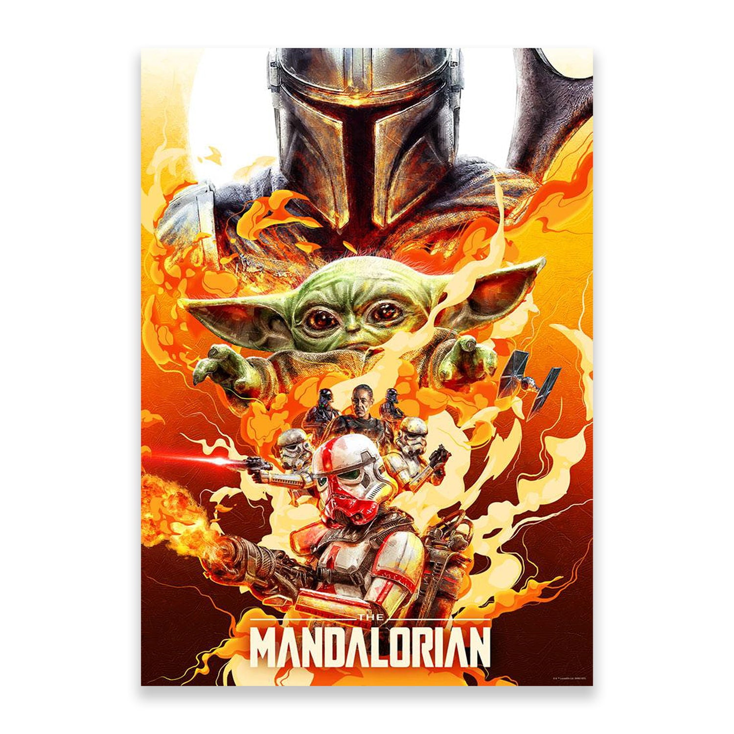Redemption by Chris Christodoulou - The Mandalorian Poster PopCultArt