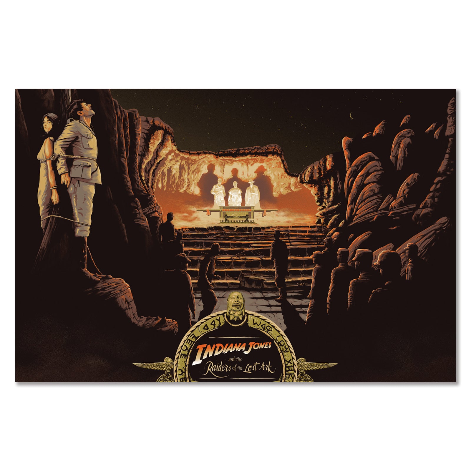 The Ark is Open by Cristian Eres | Indiana Jones Poster | PopCultArt