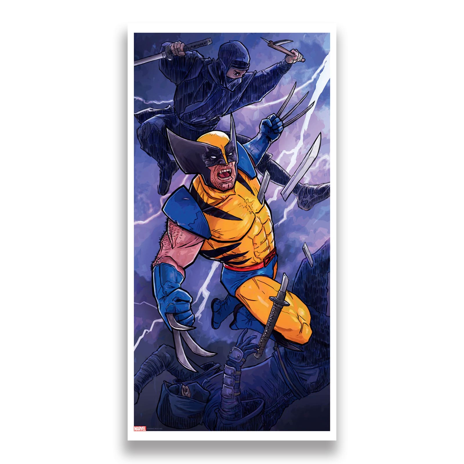 The Best There Is | X-Men Poster | Brent Woodside | PopCultArt 