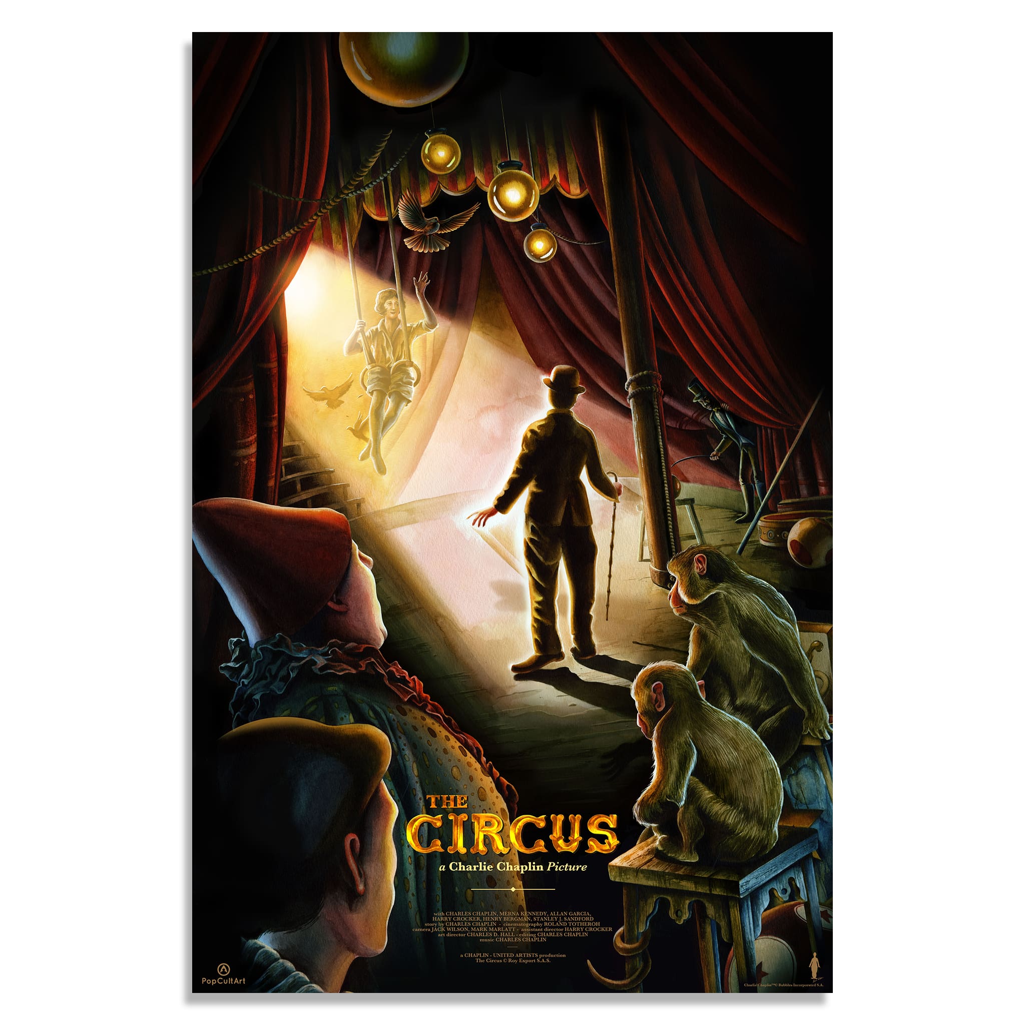Charlie Chaplin's "The Circus" (1928) by Jérémy Pailler | PopCultArt