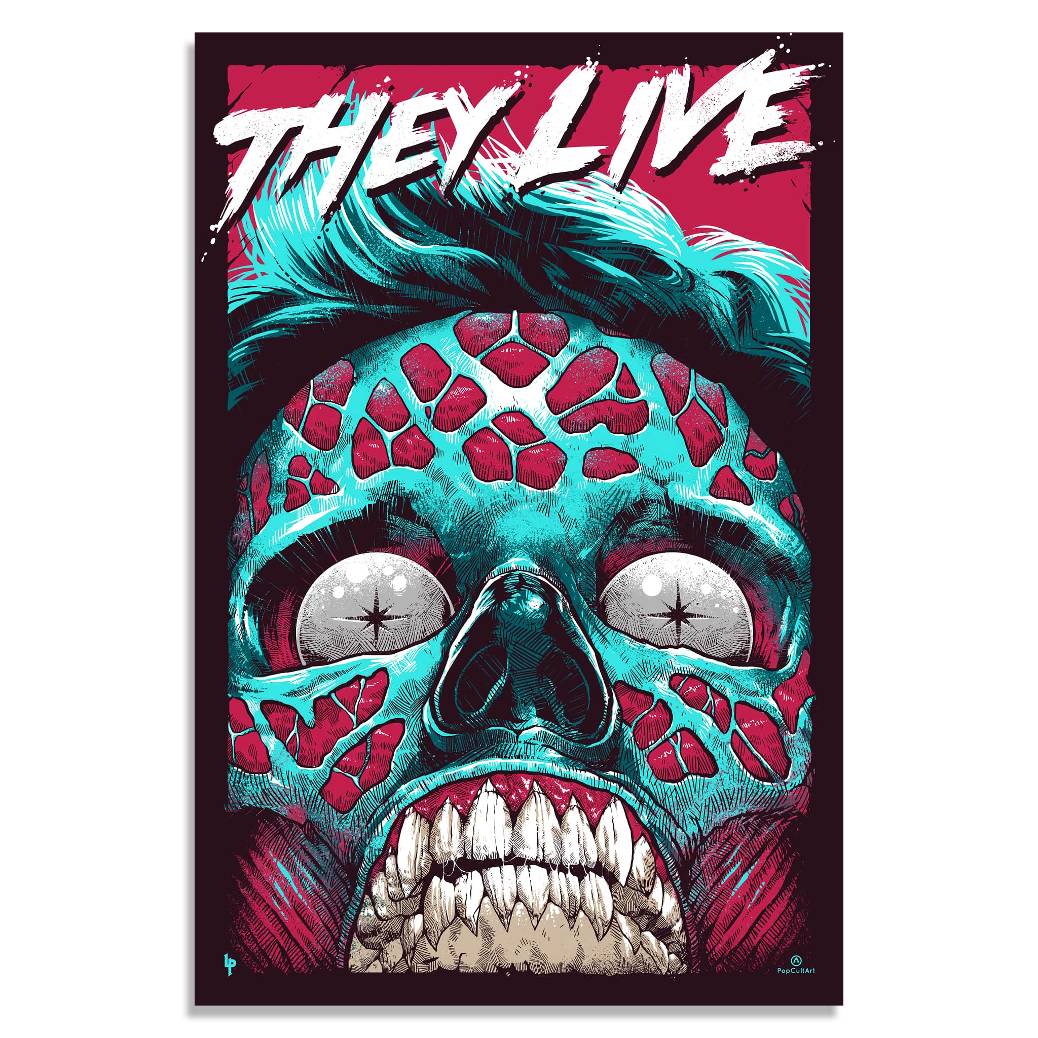 They Live (Original) | Luke Preece | Screenprint |  PopCultArt.