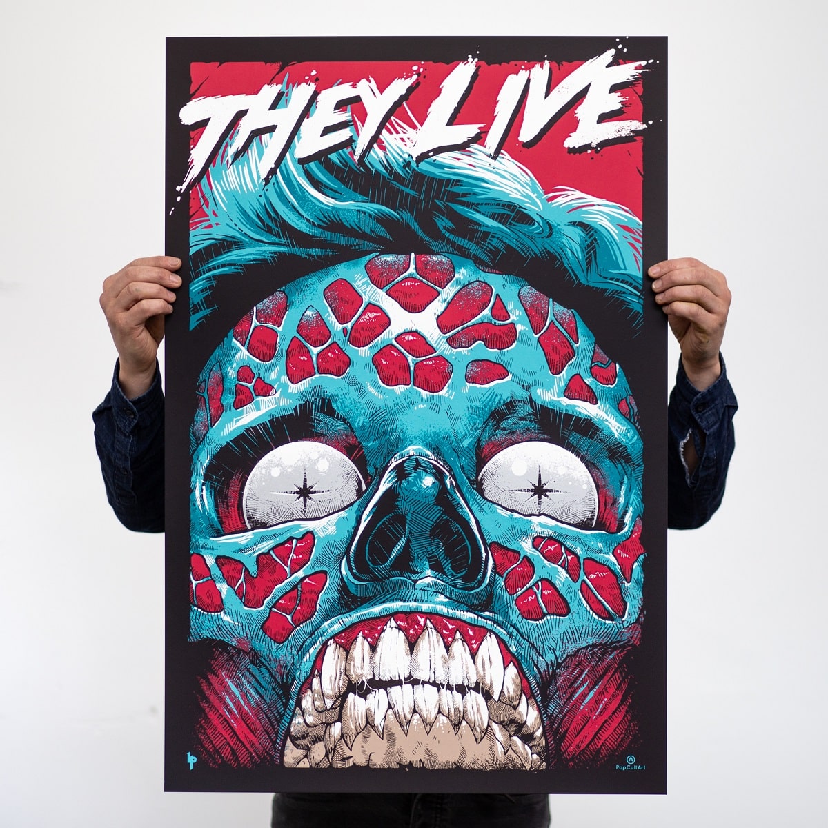 THEY LIVE variant edition screenprint