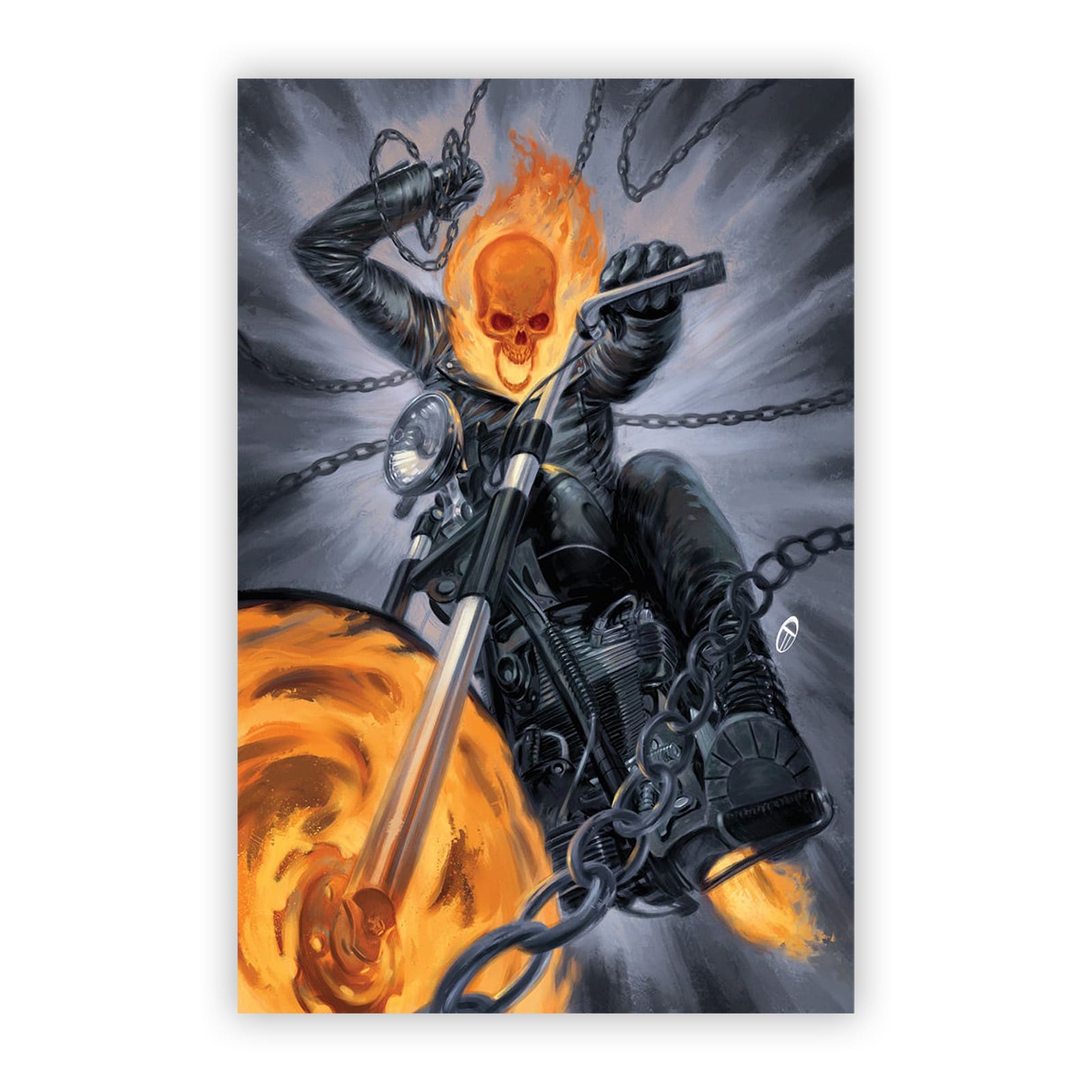 Thunderbolts #20 | Ghost Rider Poster | Julian Totino | PopCultArt