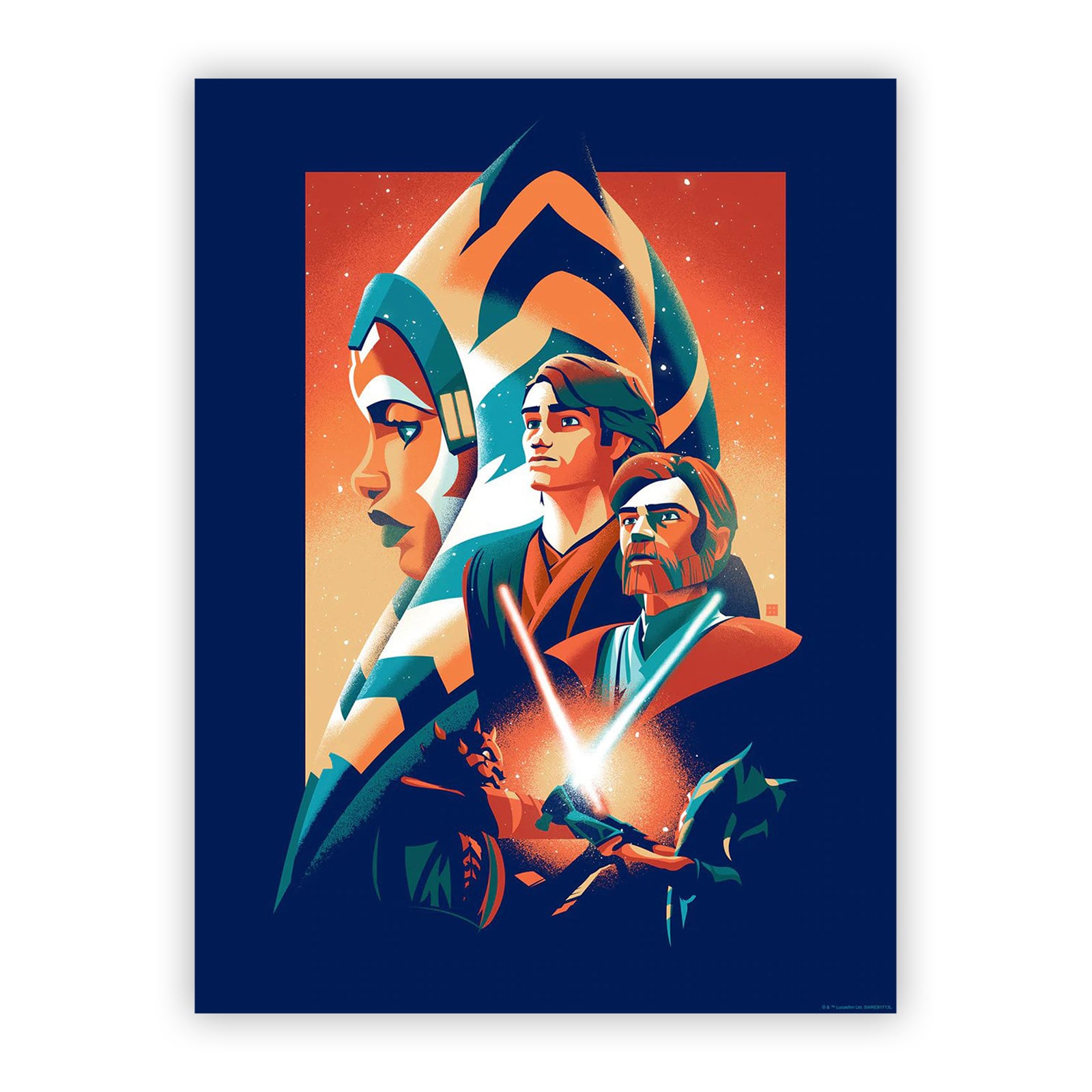 Victory and Defeat | Star Wars: The Clone Wars Poster | Danny Haas | PopCultArt