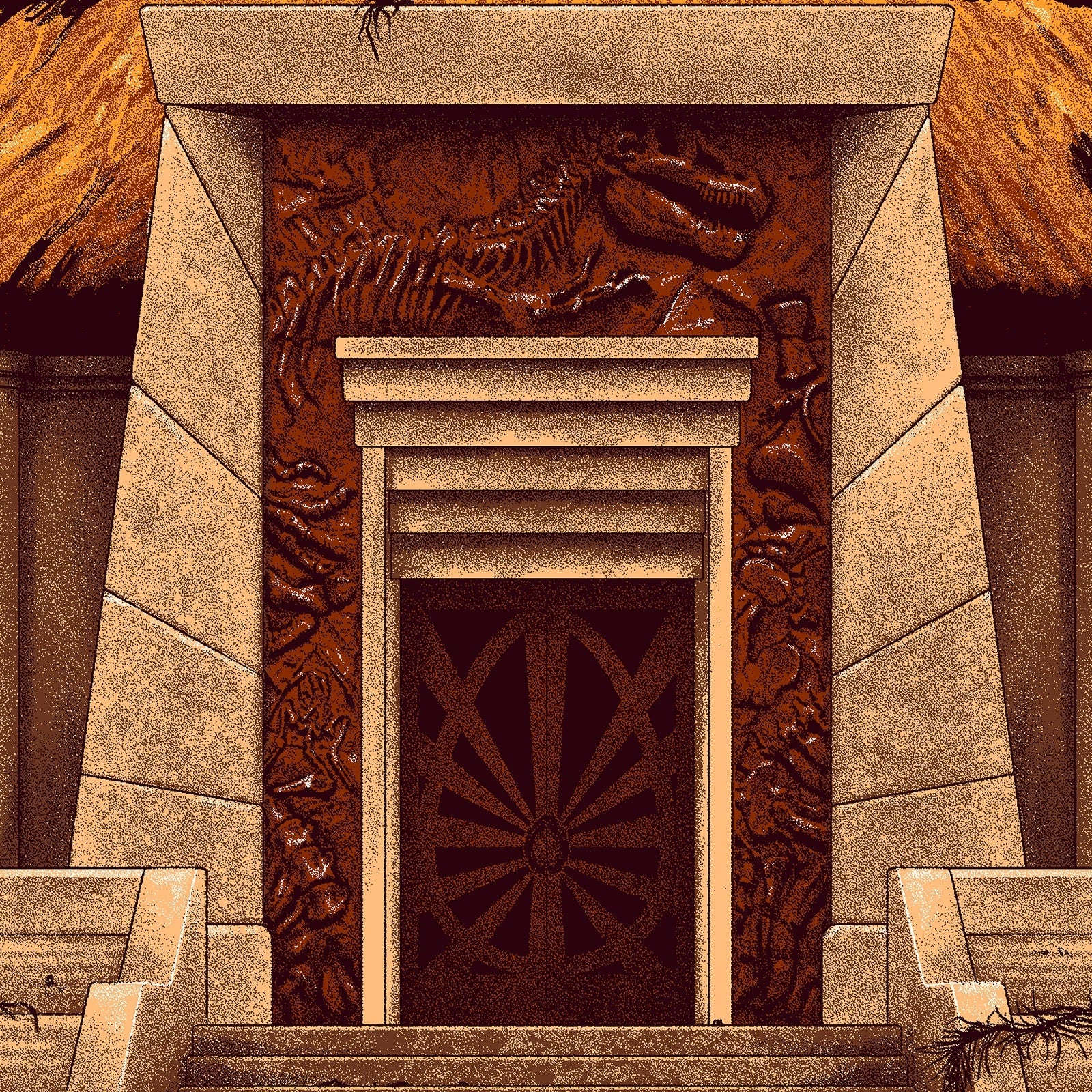 When Dinosaurs Ruled The Earth | Adam Rabalais | Screenprint |  PopCultArt.